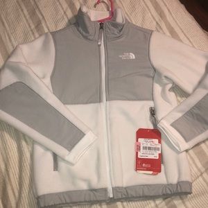 Girls north face jacket 7/8